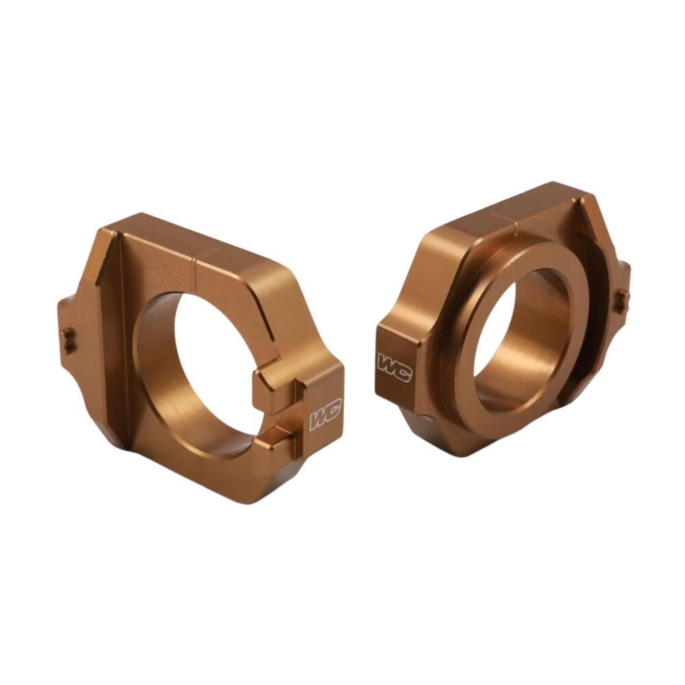 Works Connection Axle Blocks - Gold