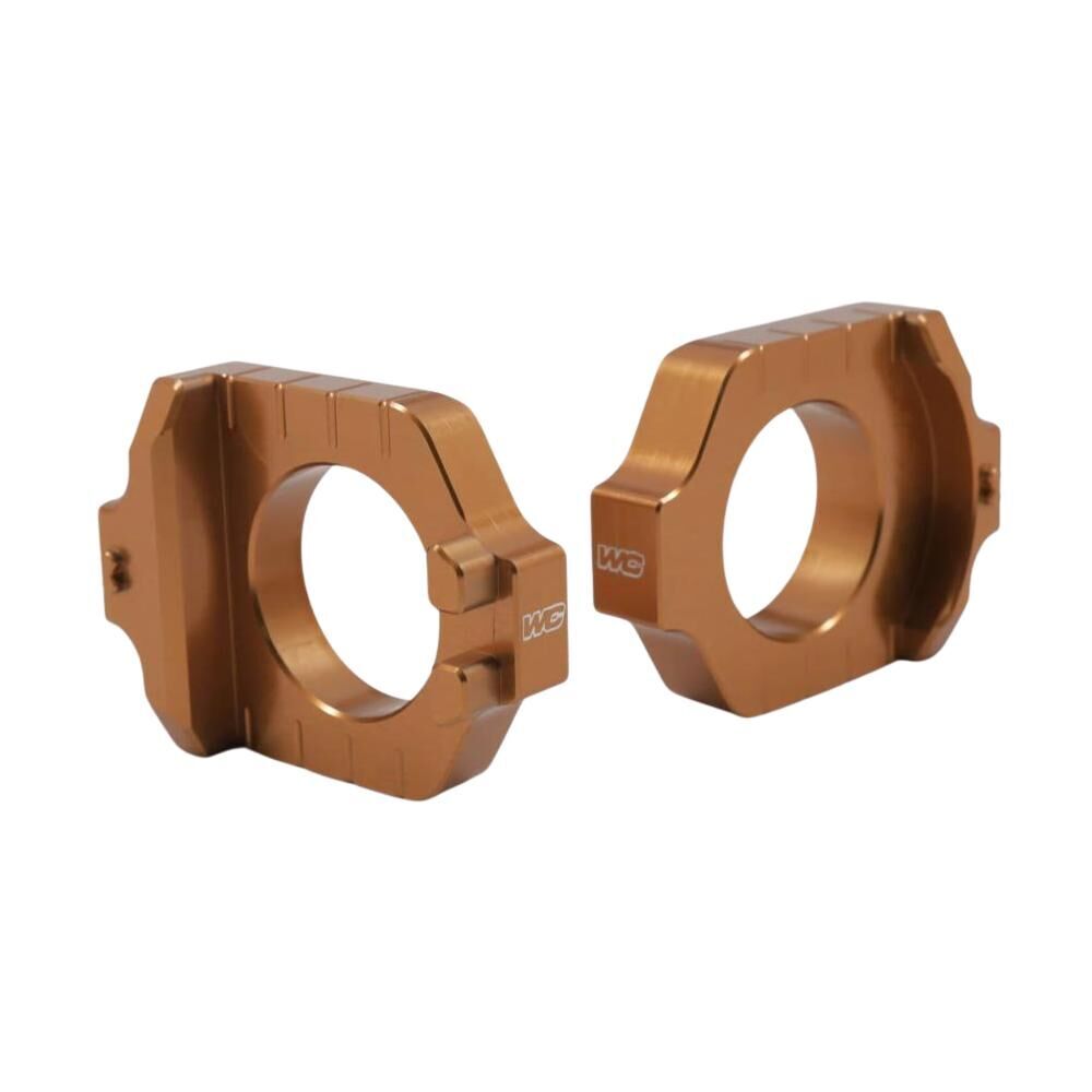 Works Connection Axle Blocks - Gold