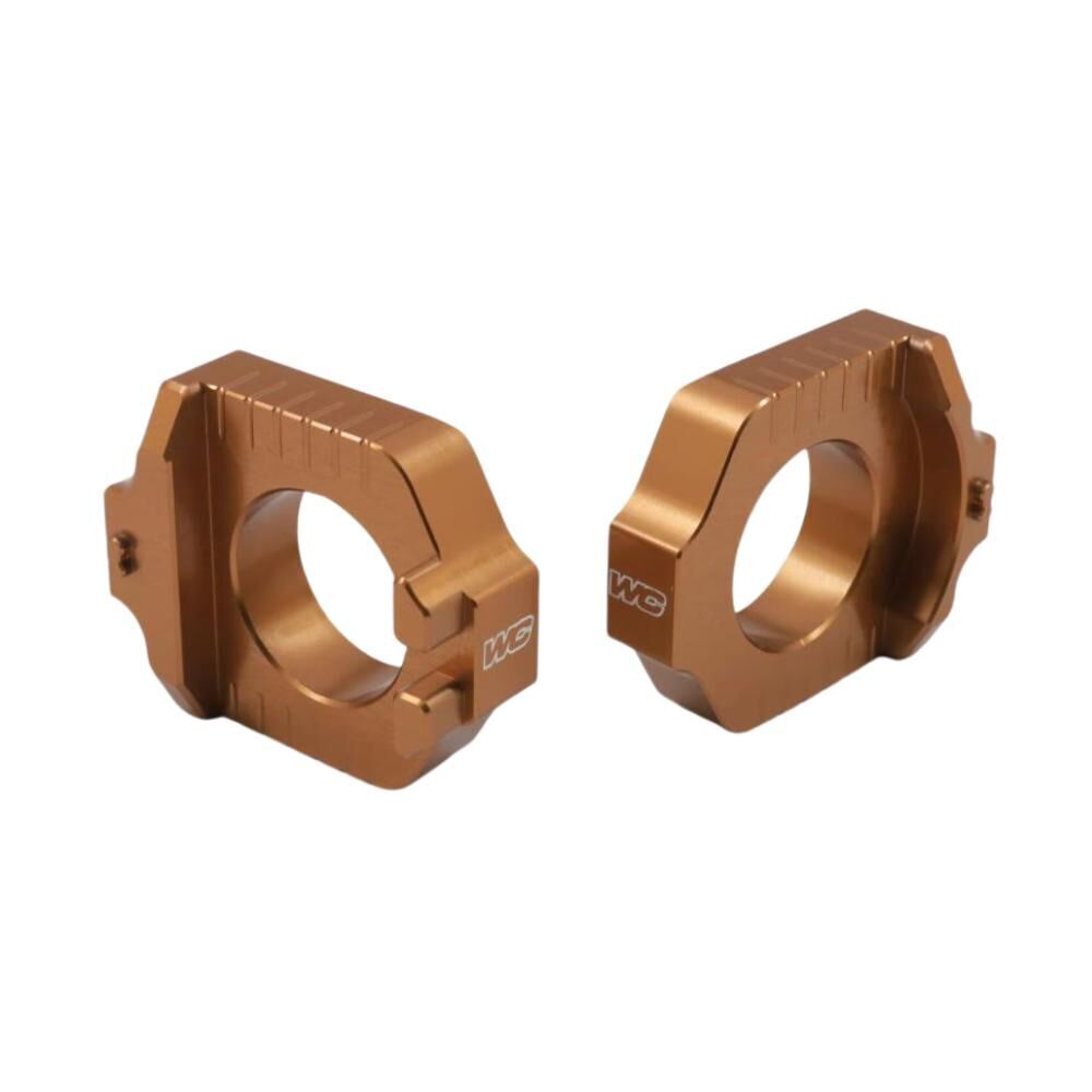 Works Connection Axle Blocks - Gold
