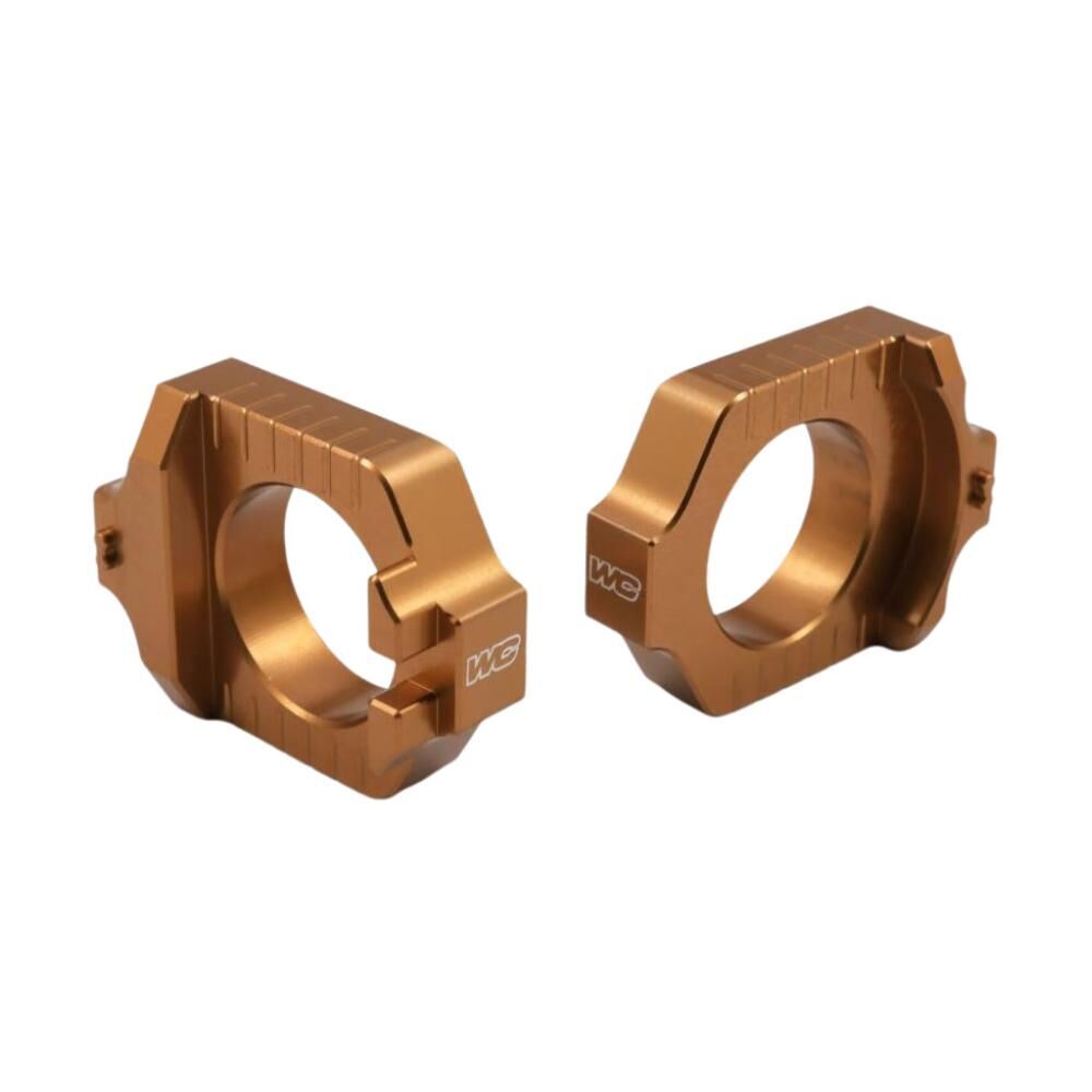 Works Connection Axle Blocks - Gold