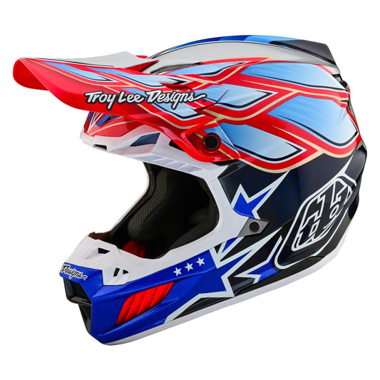 Troy Lee Designs 24.1 SE5 Carbon Wings Helmet - Navy