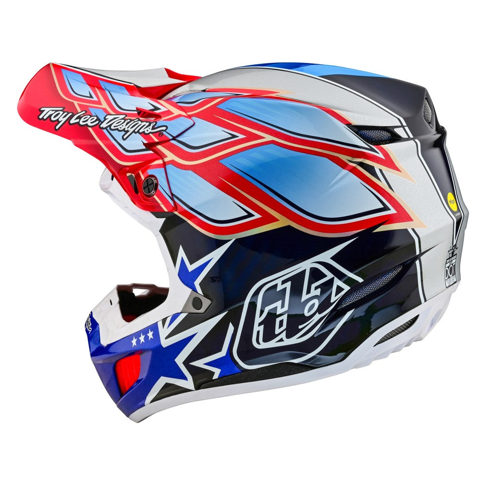 Troy Lee Designs 24.1 SE5 Carbon Wings Helmet - Navy