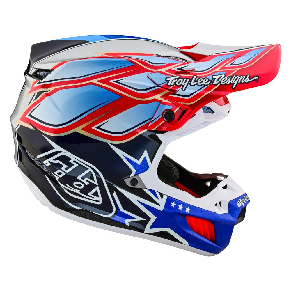 Troy Lee Designs 24.1 SE5 Carbon Wings Helmet - Navy