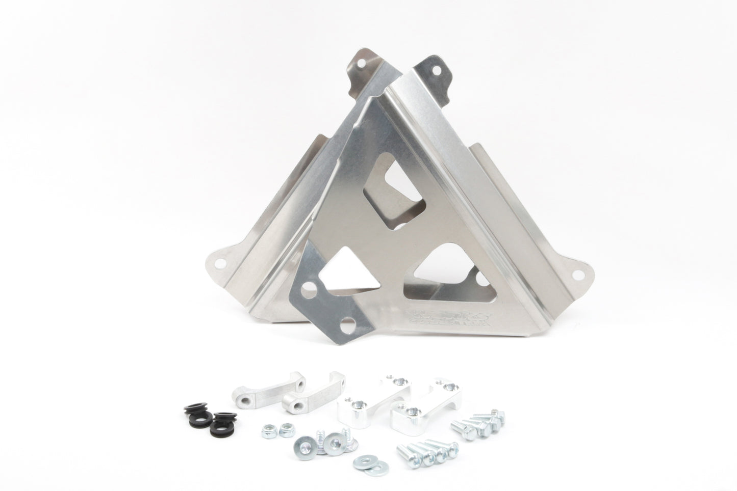 Works Connection Radiator Braces - Silver