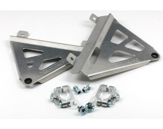 Works Connection Radiator Braces - Silver