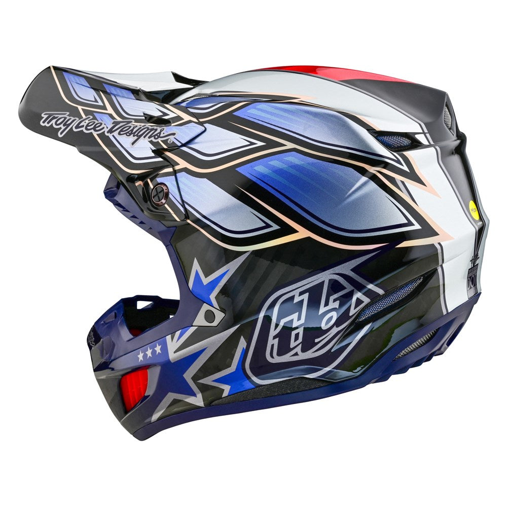 Troy Lee Designs 24.1 SE5 Composite Wings Helmet - Black - Xtra Large