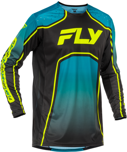 Fly Rayce MTB Jersey - Teal / Hi-Vis