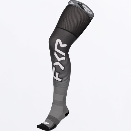 FXR MX26 Riding Socks - Black / White