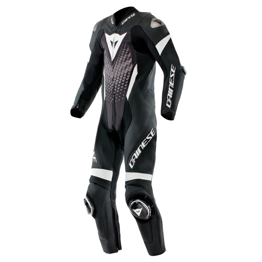 Dainese Laguna Seca 6 1-Piece Perforated Suit - Black / White / Anthracite
