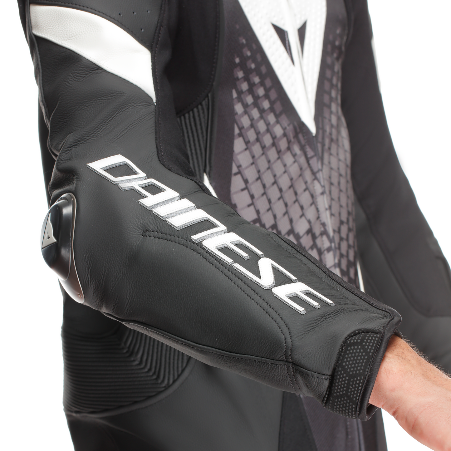 Dainese Laguna Seca 6 1-Piece Perforated Suit - Black / White / Anthracite