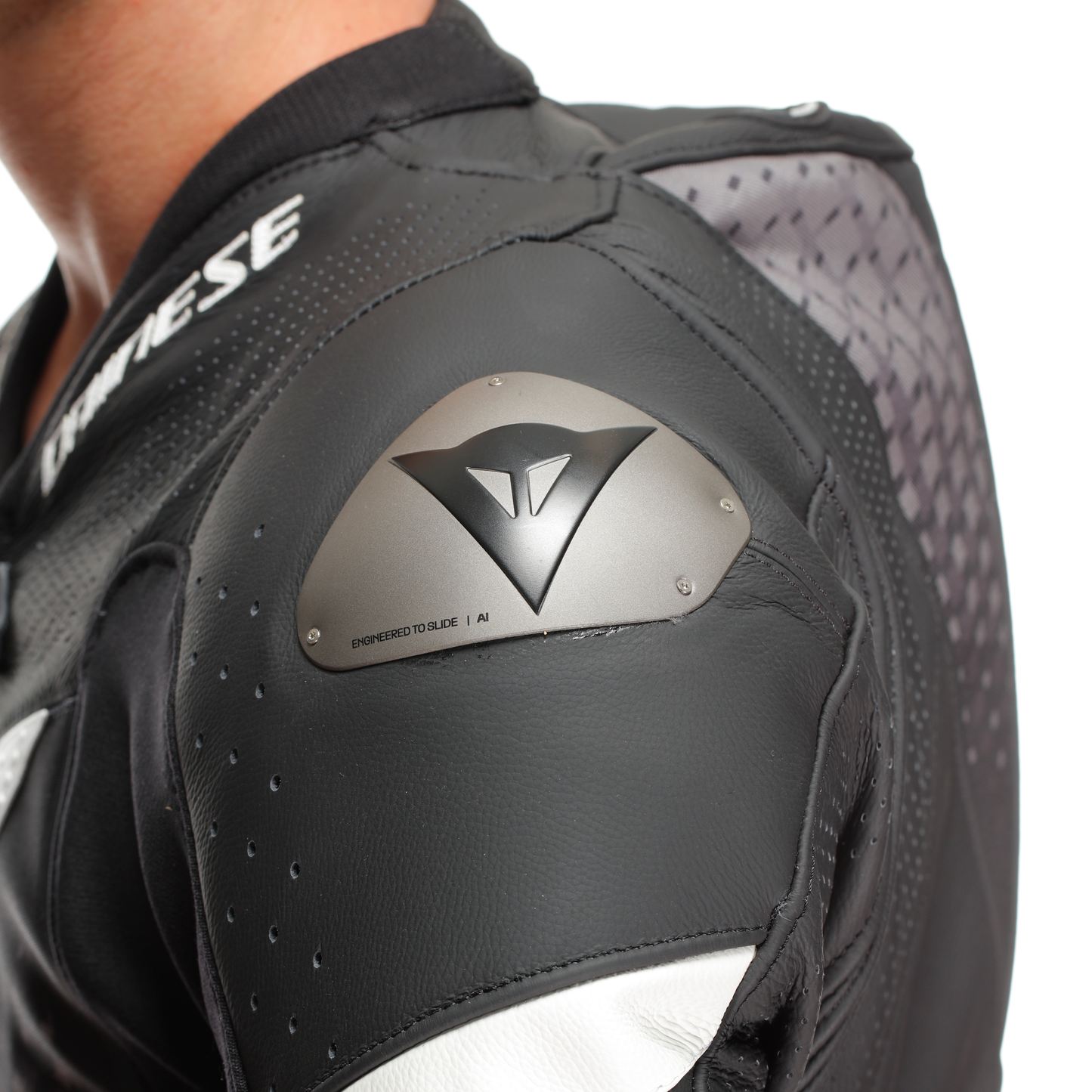 Dainese Laguna Seca 6 1-Piece Perforated Suit - Black / White / Anthracite