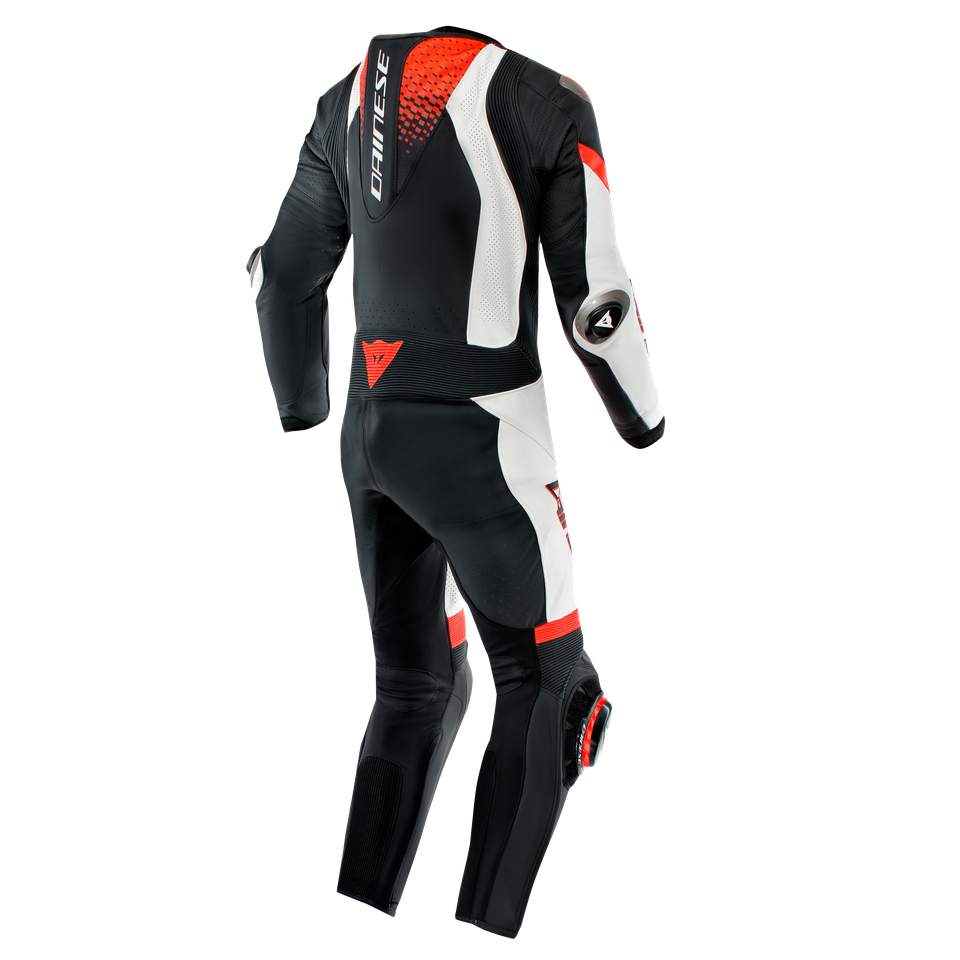 Dainese Laguna Seca 6 1-Piece Perforated Suit - Black / White / Red