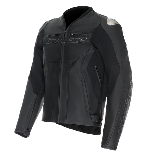 Dainese Racing 5 Leather Jacket - Black