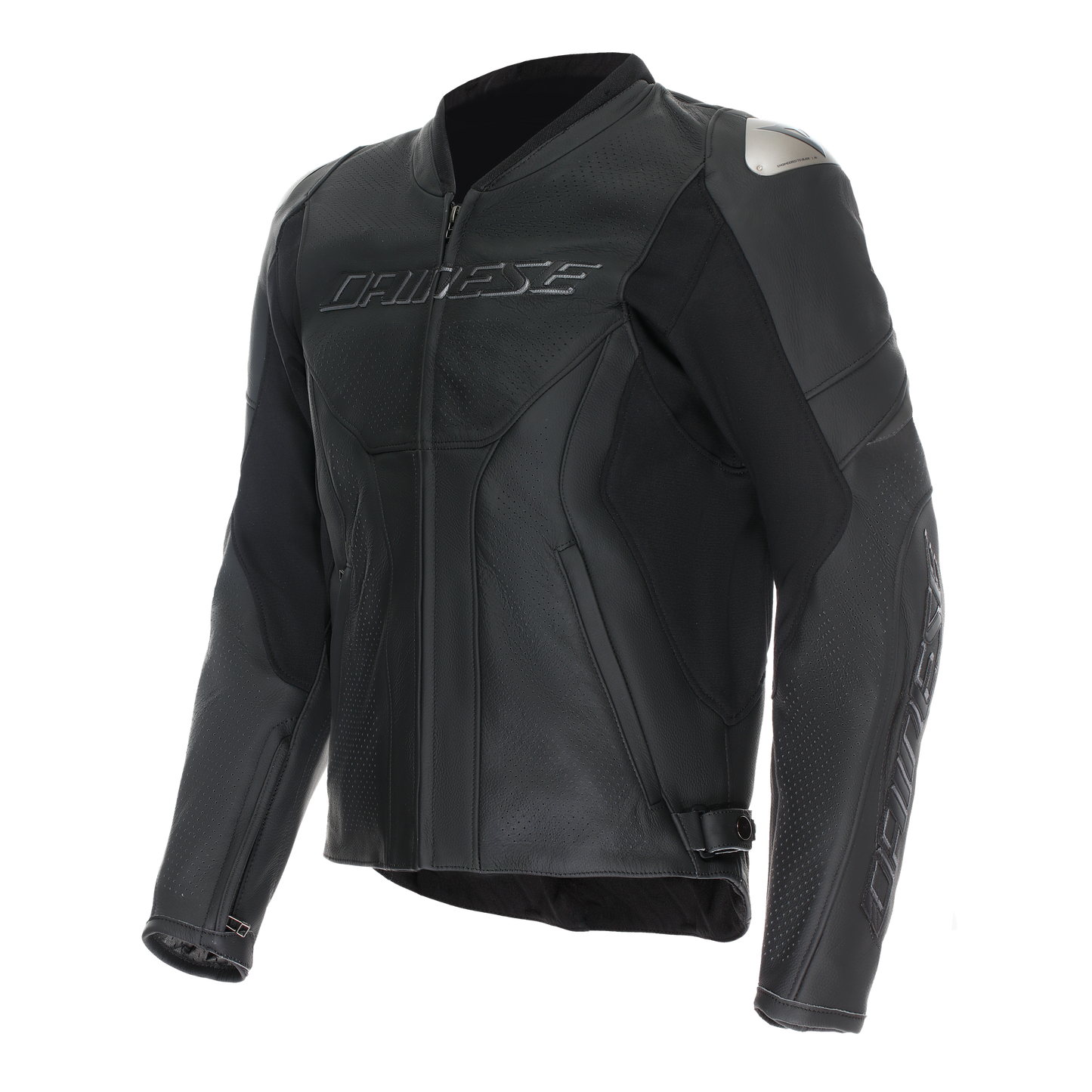 Dainese Racing 5 Perforated Leather Jacket - Black