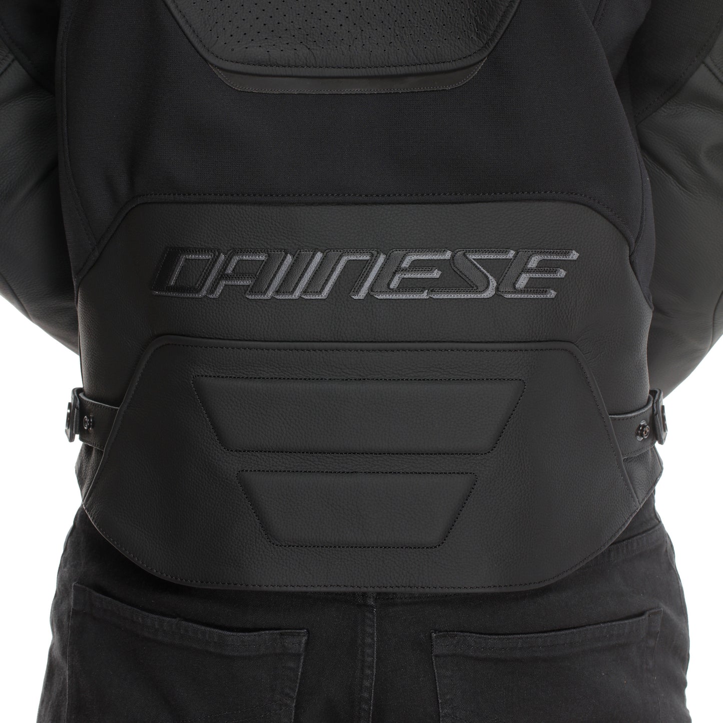 Dainese Racing 5 Perforated Leather Jacket - Black