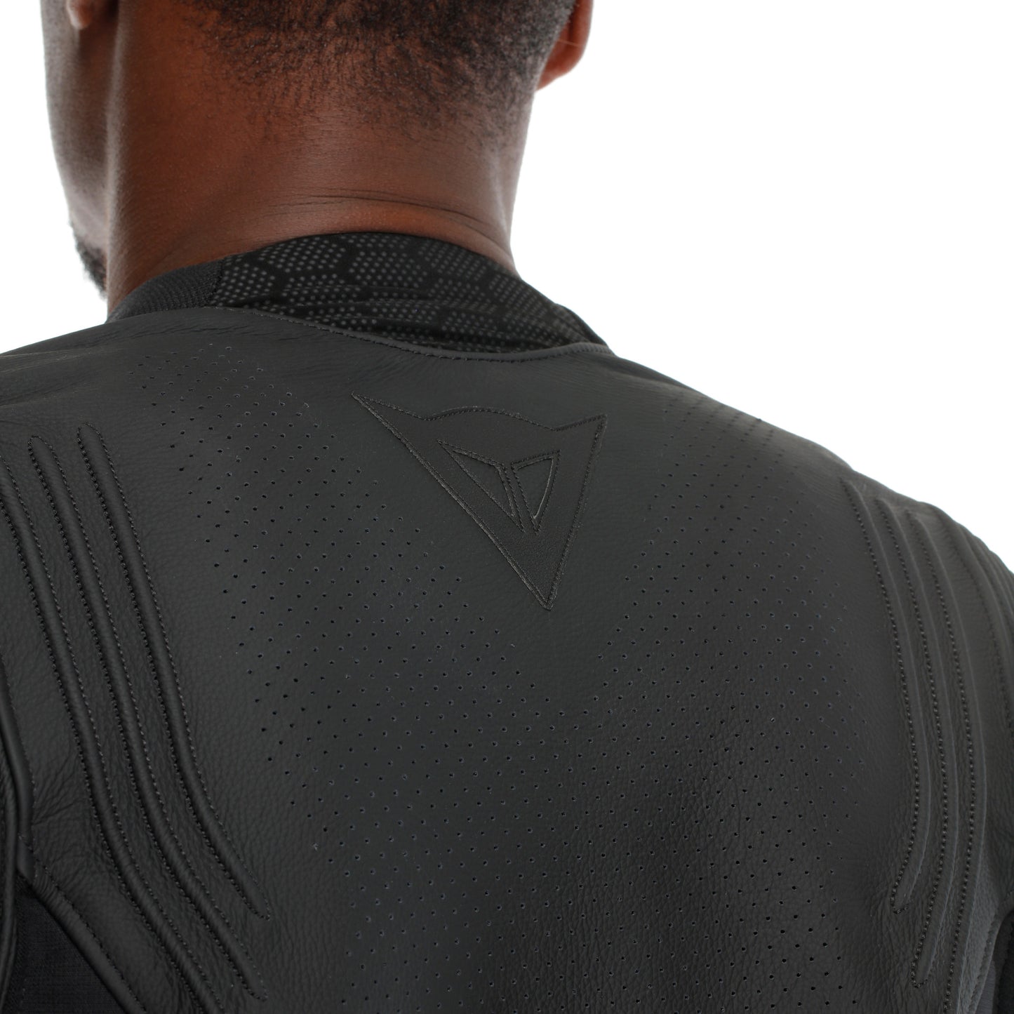 Dainese Racing 5 Perforated Leather Jacket - Black