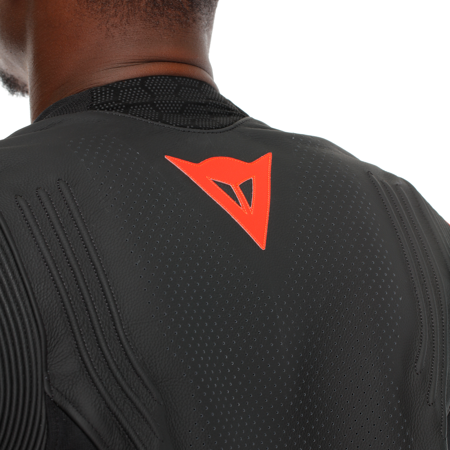 Dainese Racing 5 Perforated Leather Jacket - Black / Red
