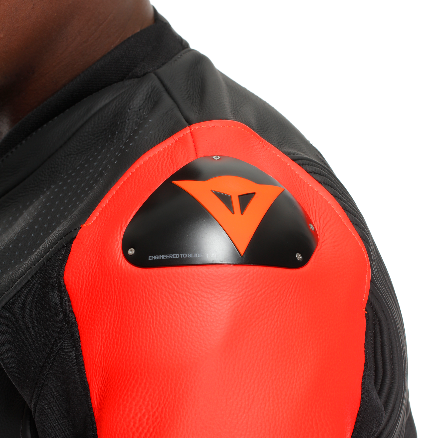 Dainese Racing 5 Perforated Leather Jacket - Black / Red