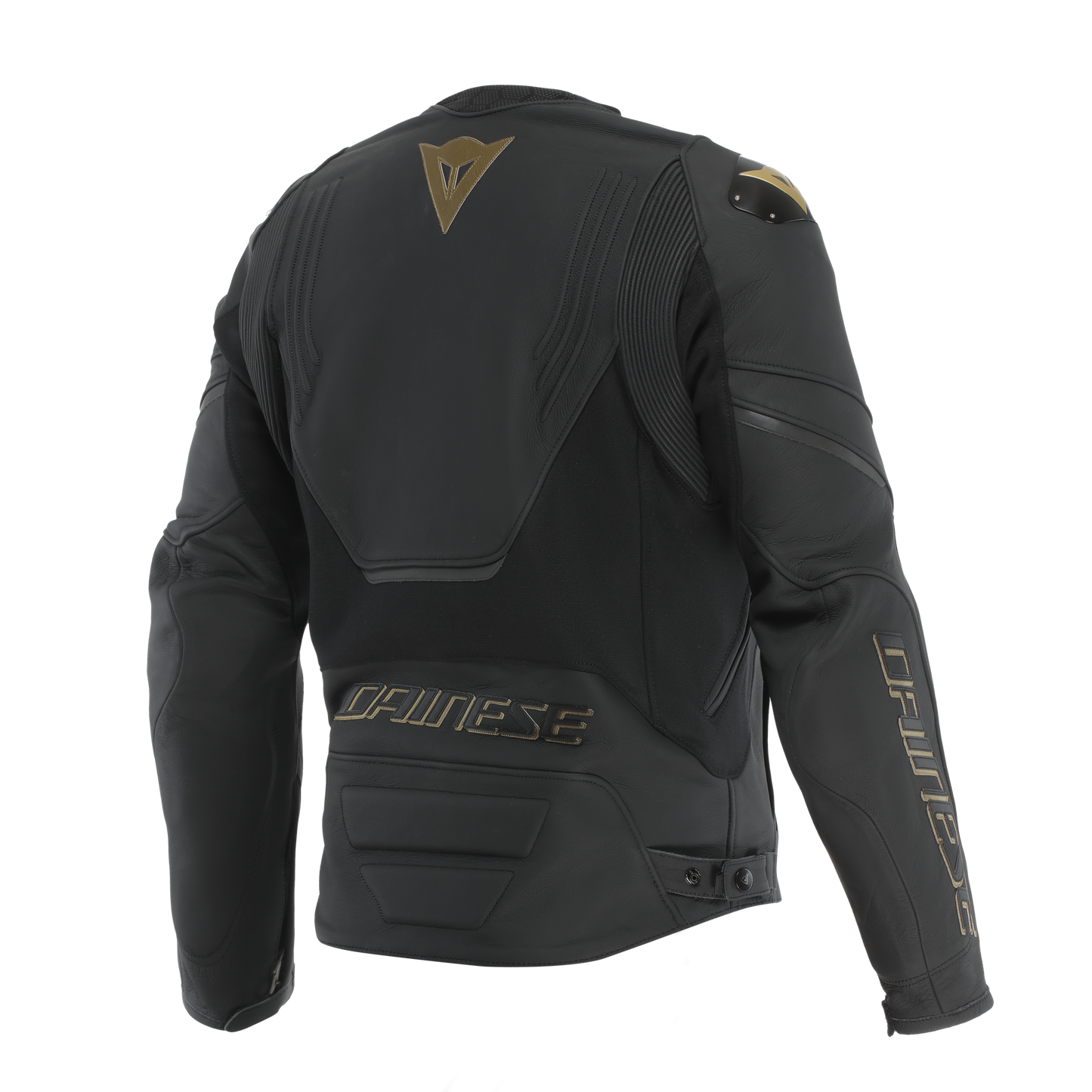 Dainese Racing 5 Leather Jacket - Black / Gold