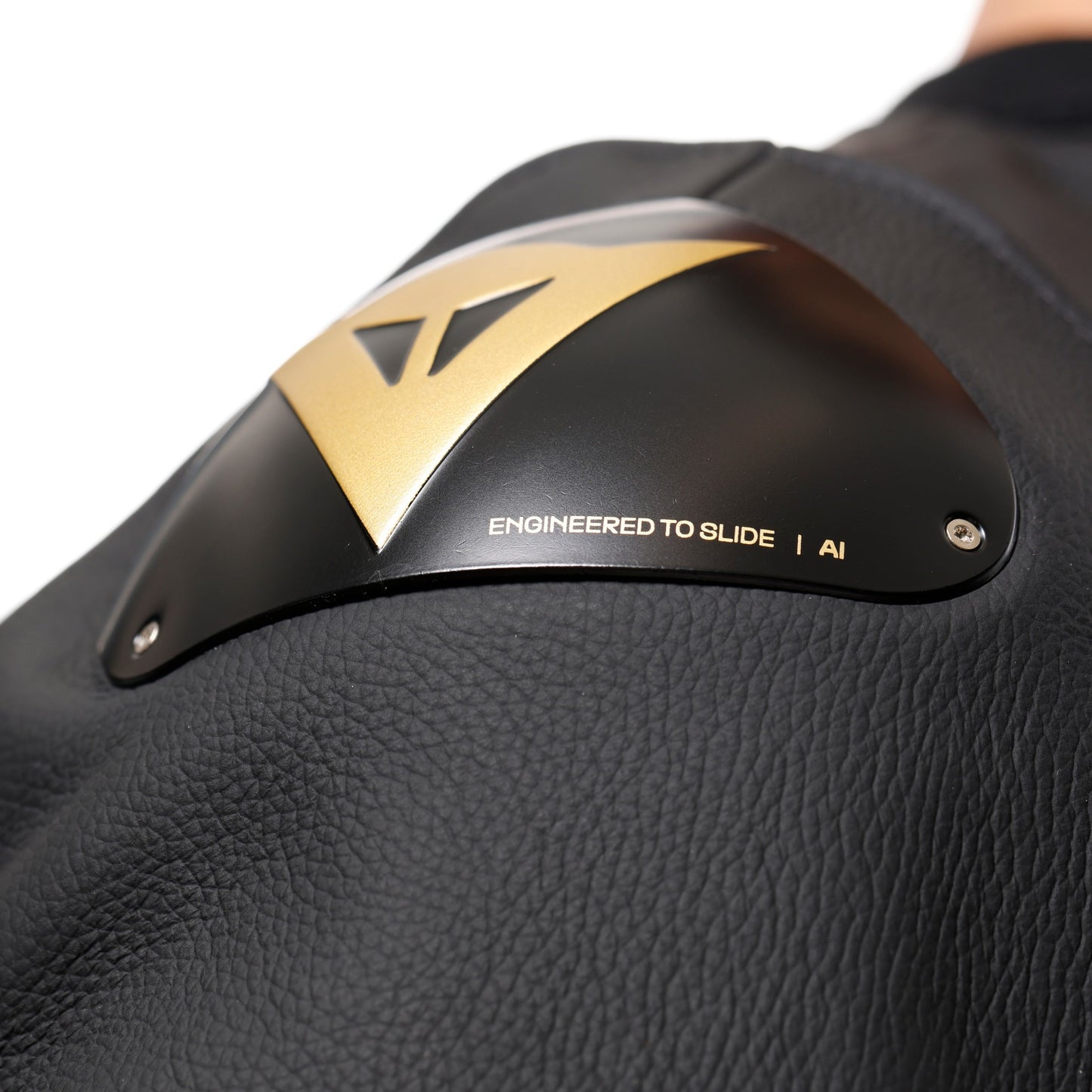 Dainese Racing 5 Leather Jacket - Black / Gold