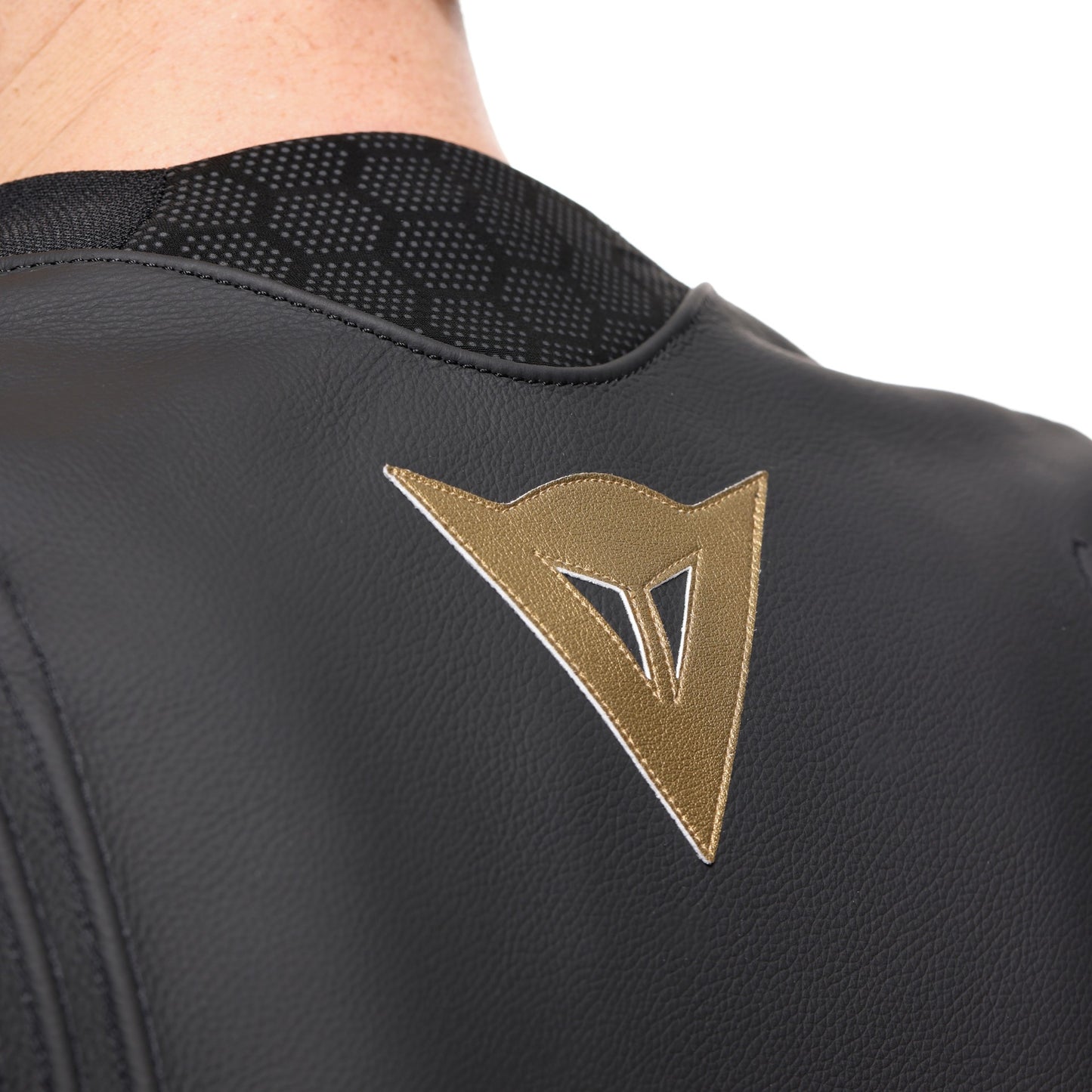 Dainese Racing 5 Leather Jacket - Black / Gold