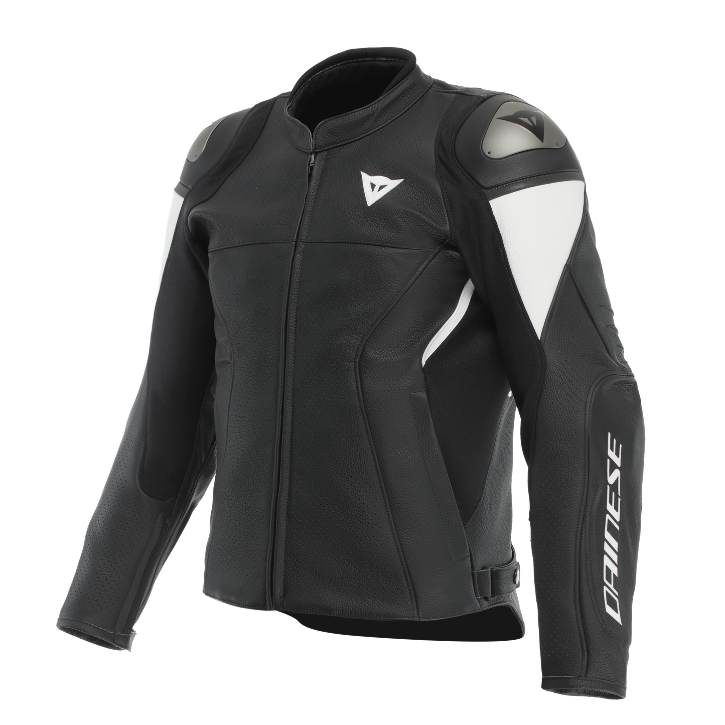 Dainese Essential 2 Perforated Leather Jacket - Black / White