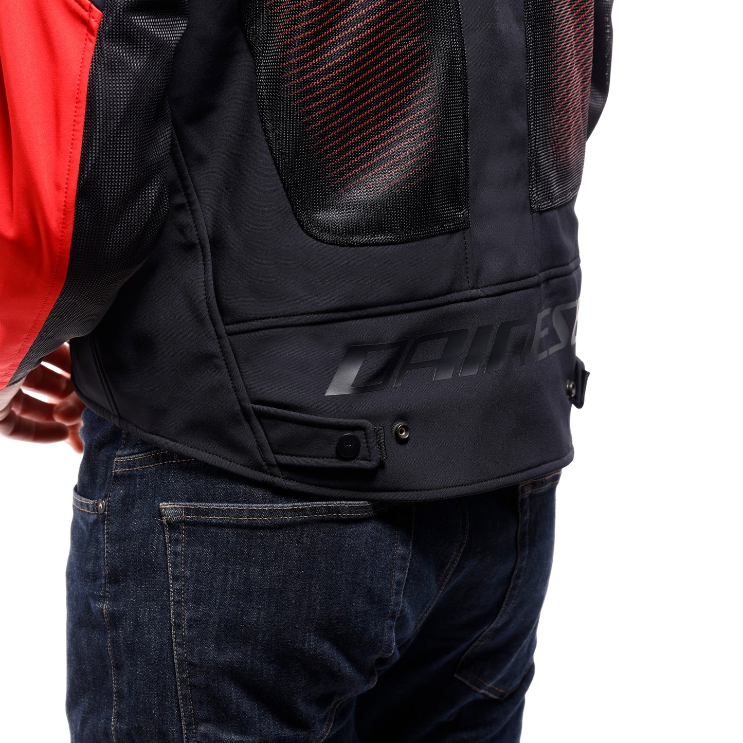 Dainese Super Sprint Air Tex Jacket - Black / White / Red