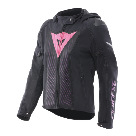 Dainese Women's Super Sprint Air Tex Jacket - Black / Pink