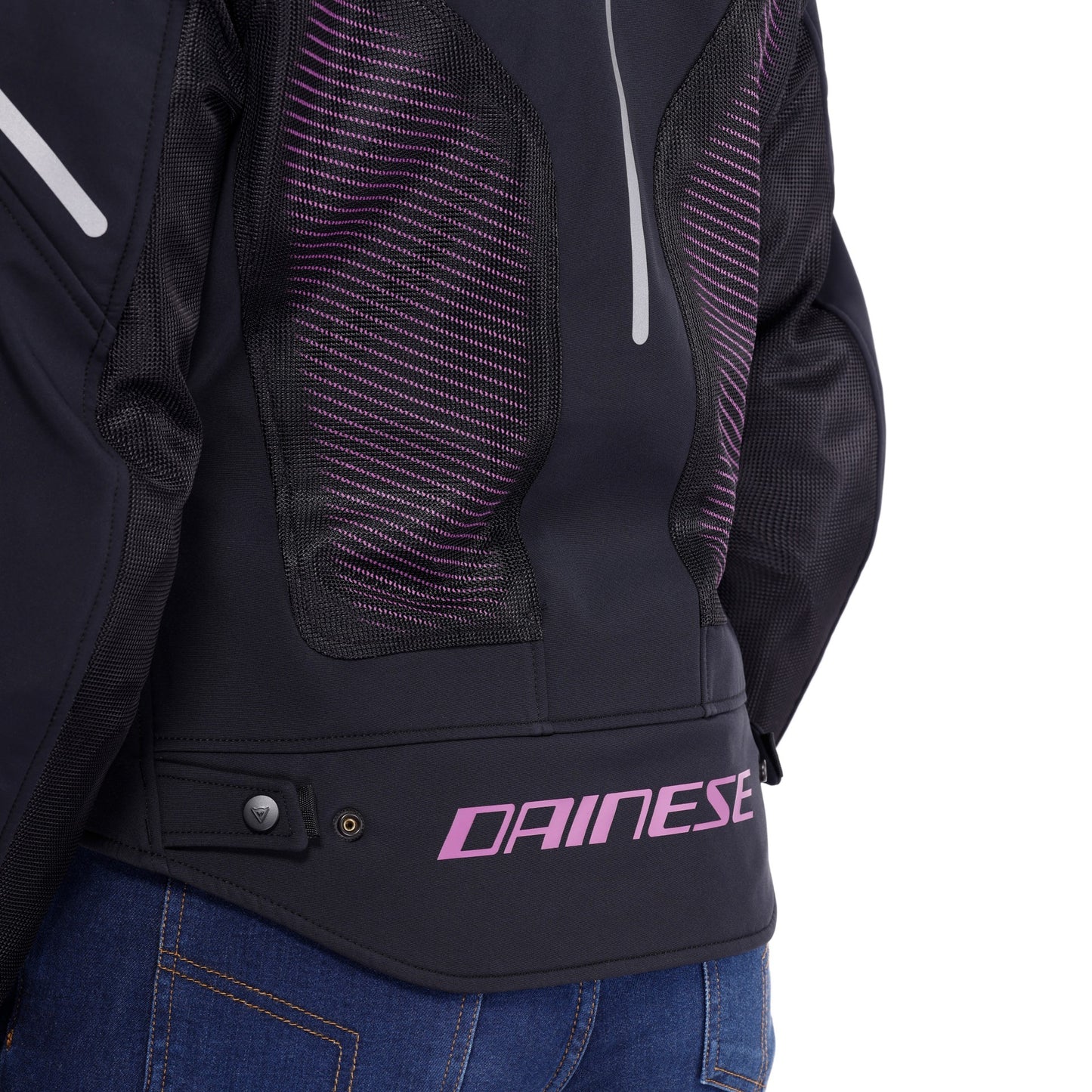 Dainese Women's Super Sprint Air Tex Jacket - Black / Pink