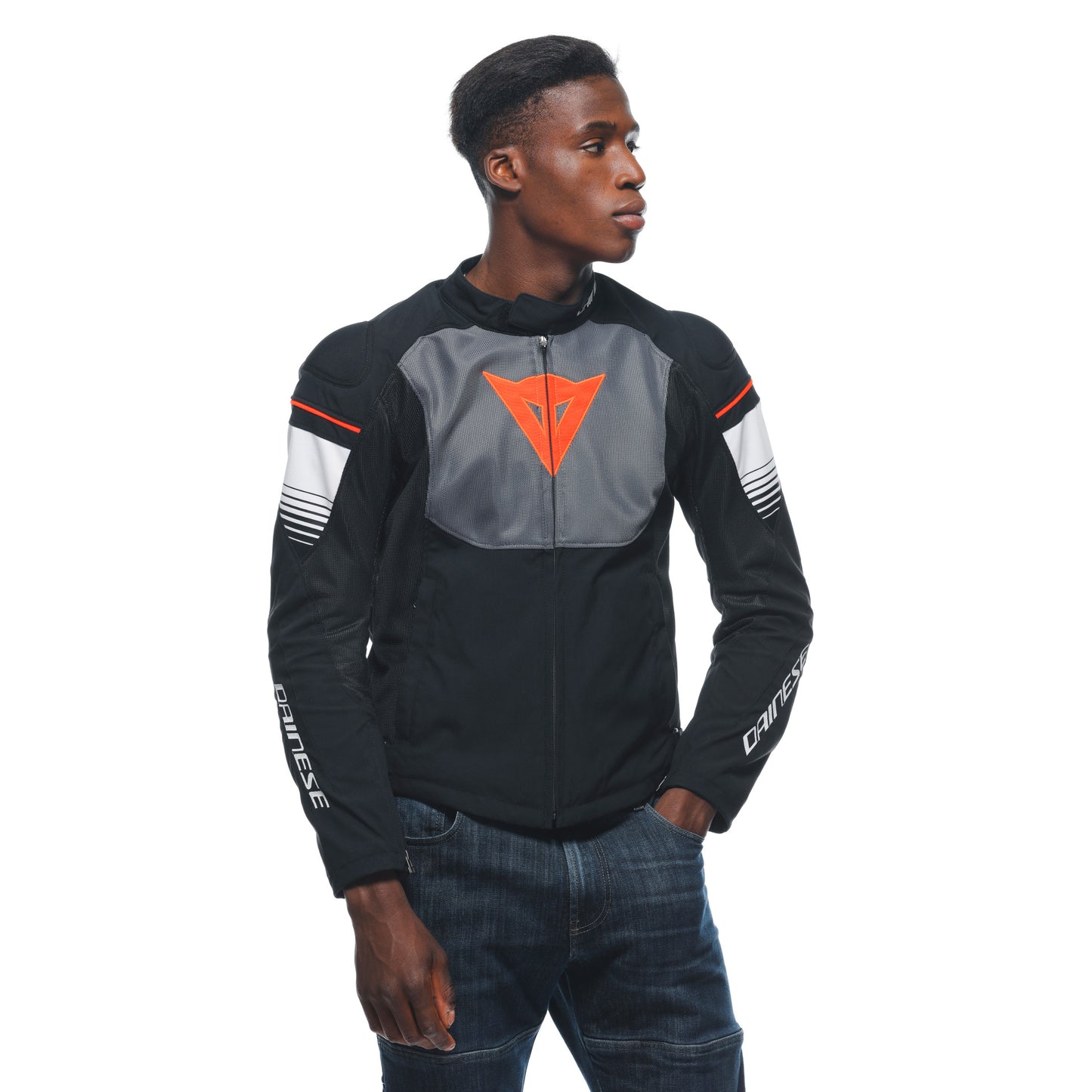 Dainese Air Fast Tex Jacket - Black / Grey / White
