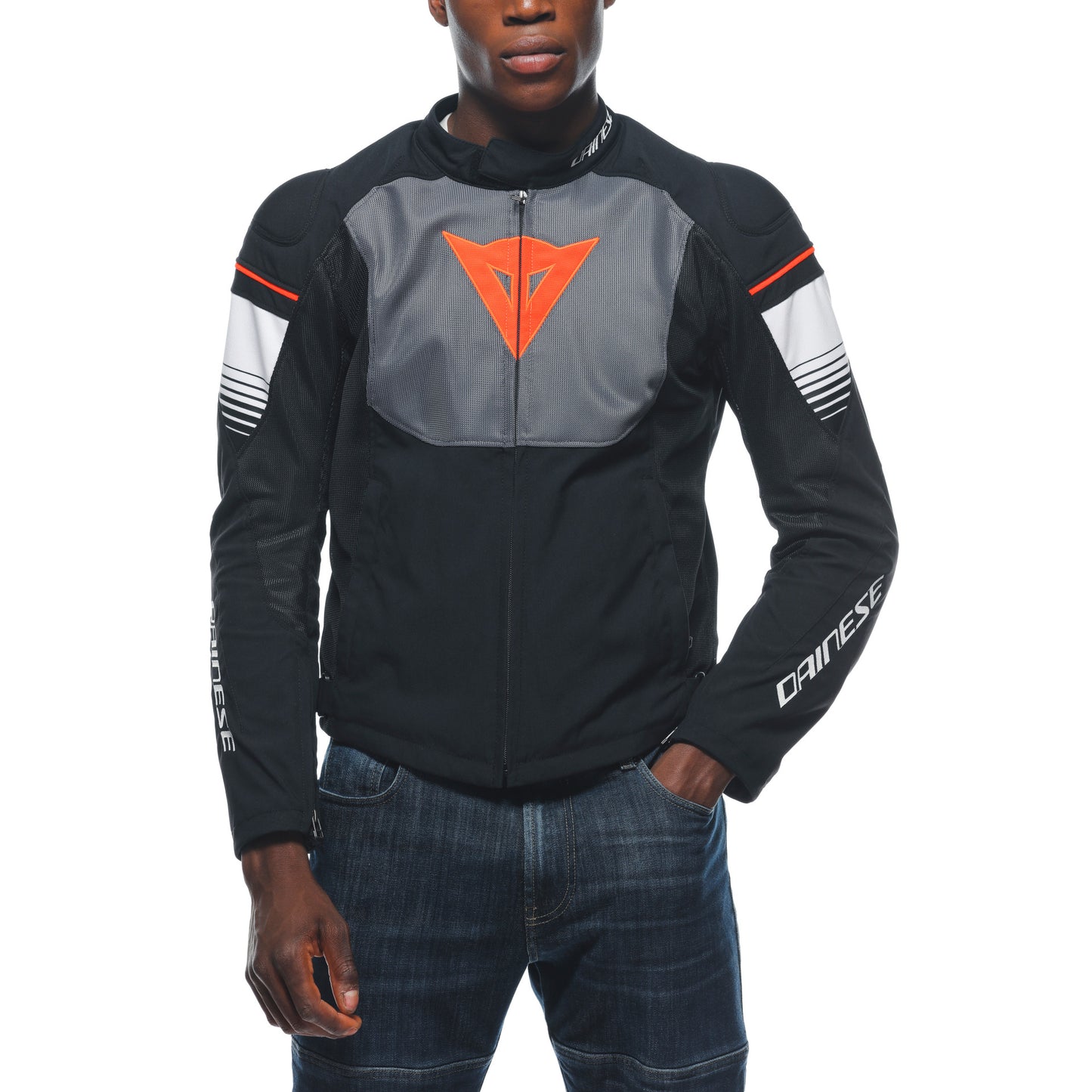 Dainese Air Fast Tex Jacket - Black / Grey / White