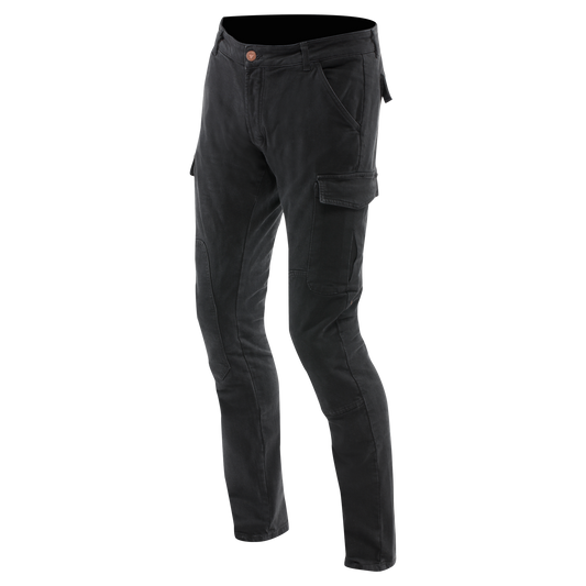 Dainese Slim Tapered Cargo Pants - Black