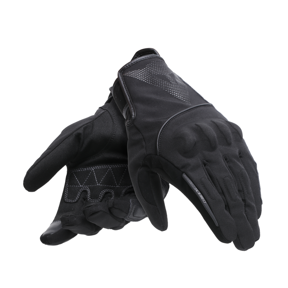 Dainese Udine D-Dry Gloves - Black / Grey