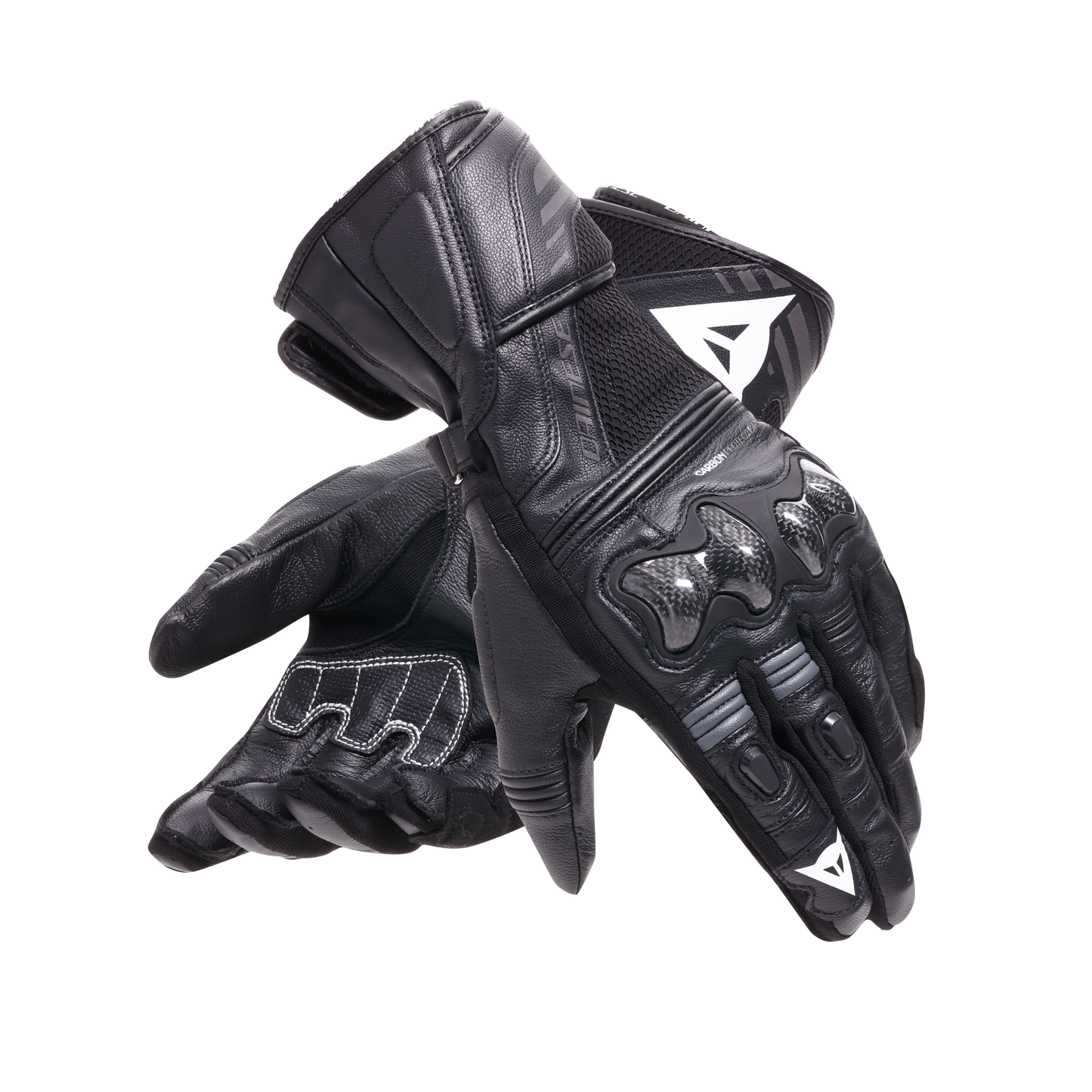 Dainese Reacto Carbon Gloves Long - Black / Grey