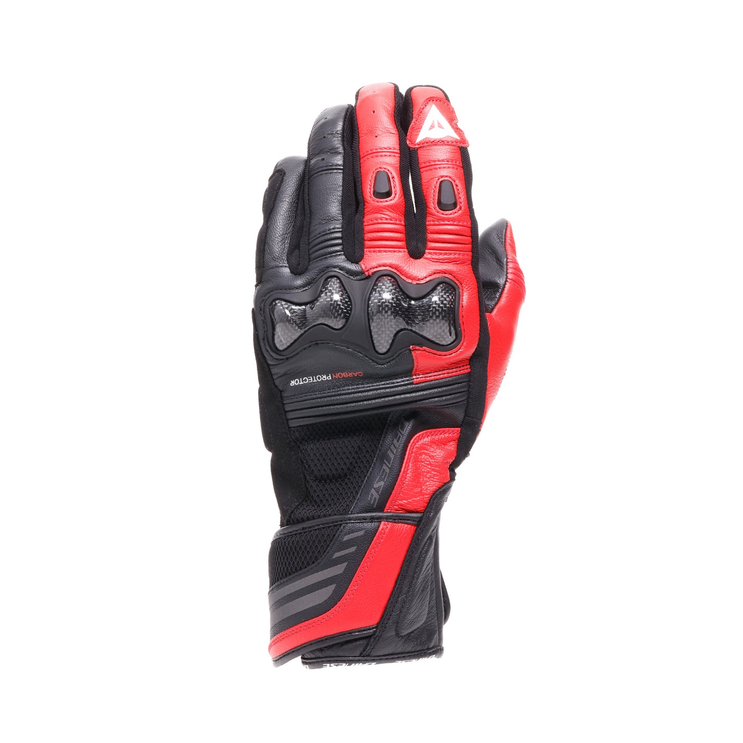Dainese Reacto Carbon Gloves Long - Black / Red
