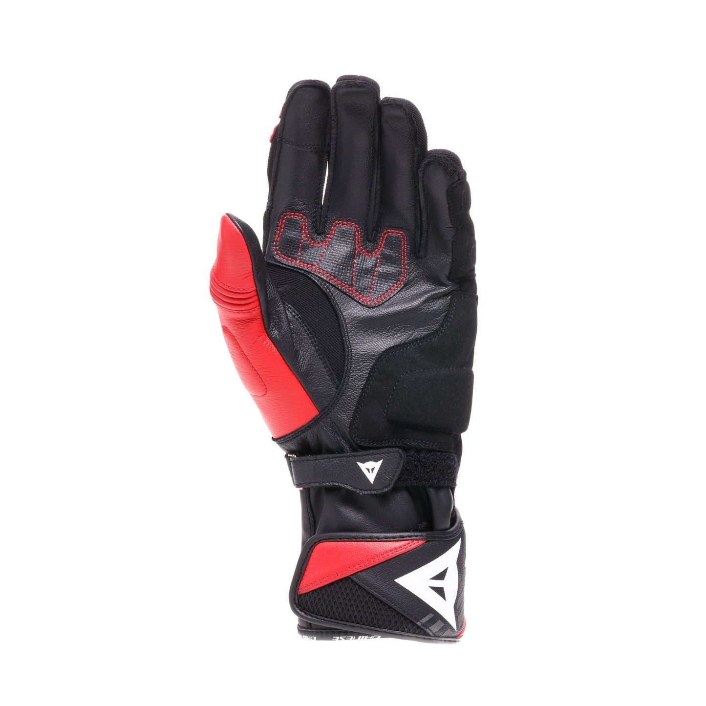Dainese Reacto Carbon Gloves Long - Black / Red