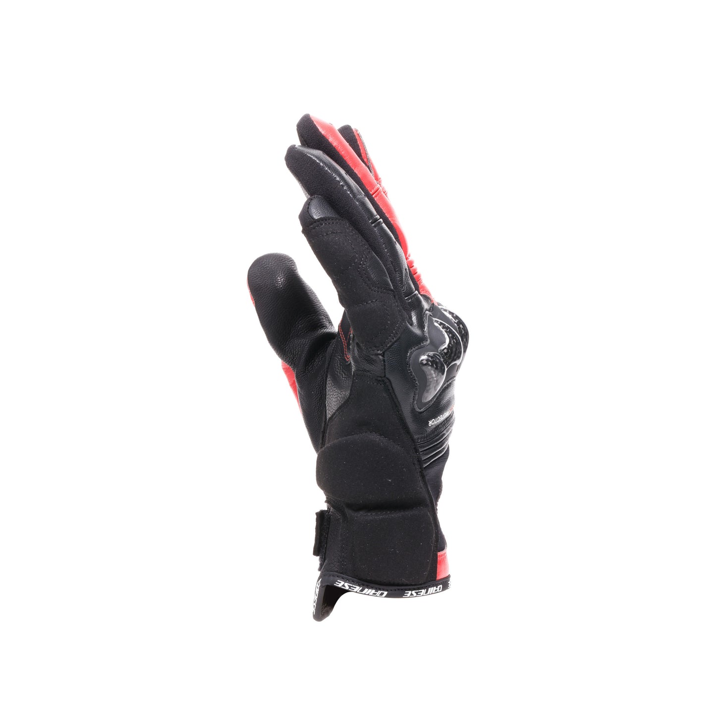 Dainese Reacto Carbon Gloves Short - Black / Red