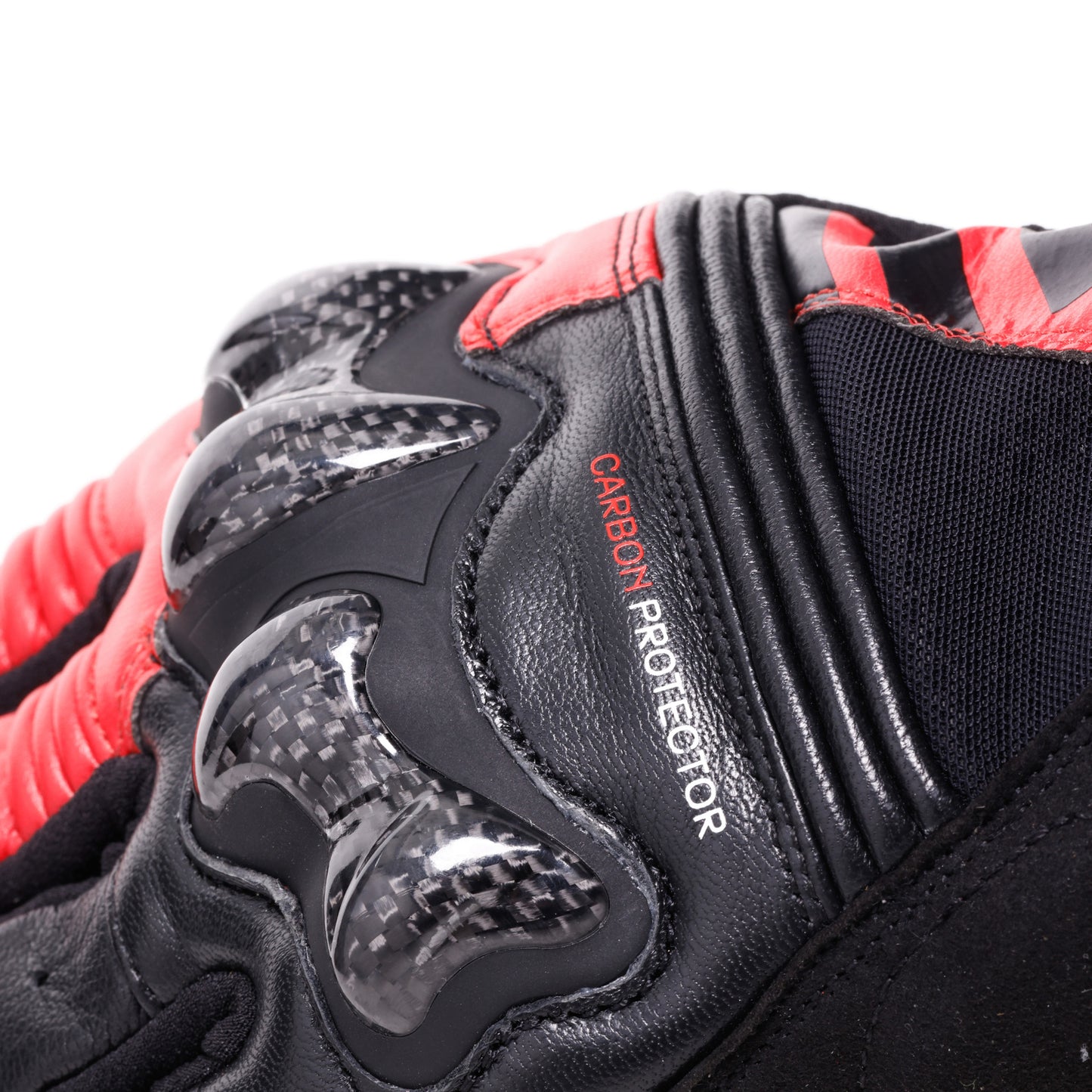 Dainese Reacto Carbon Gloves Short - Black / Red