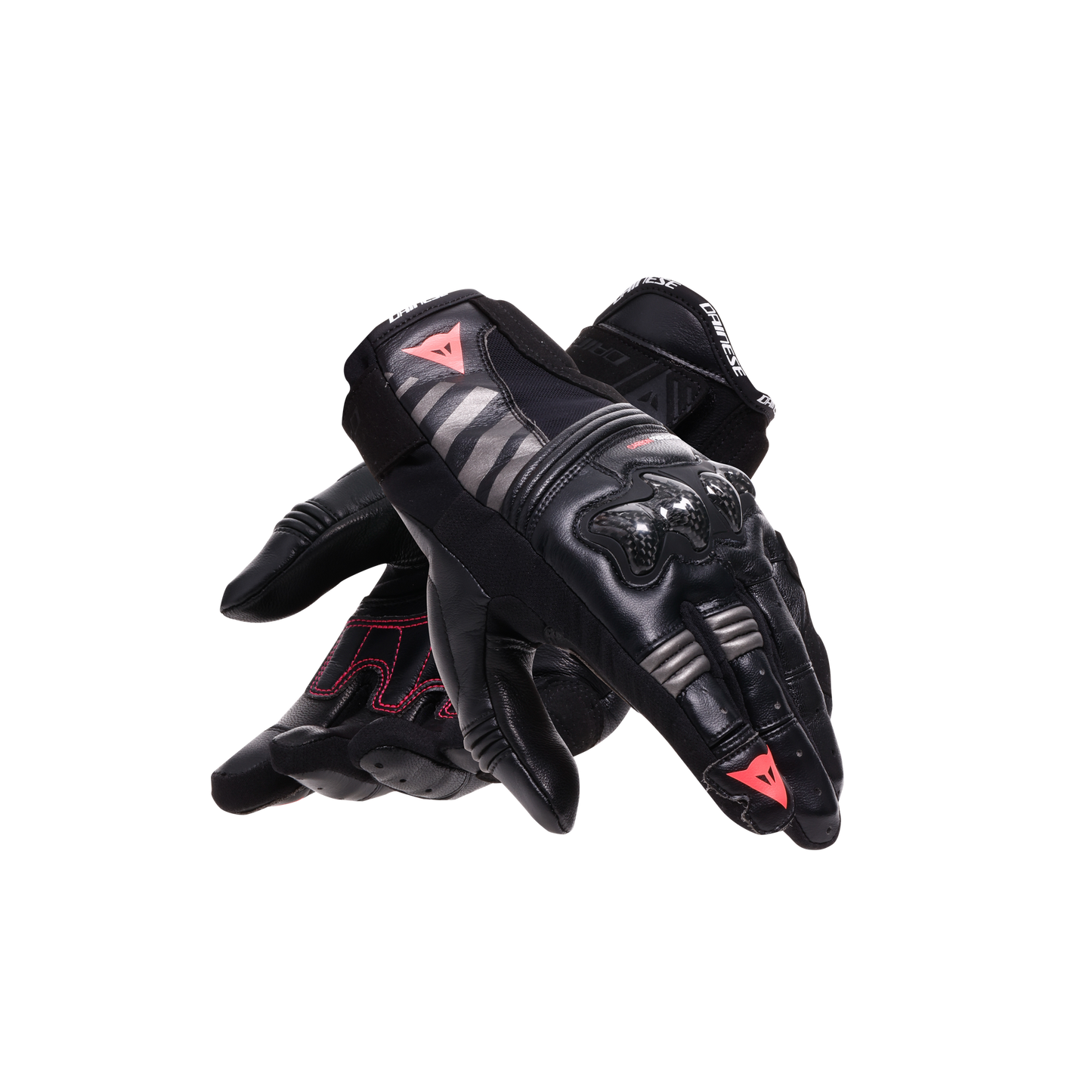 Dainese Women's Reacto Carbon Gloves Short - Black / Pink