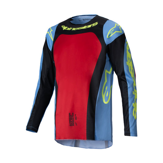 Alpinestars MX25 Racer Ocuri Jersey - Red / Blue / Yellow