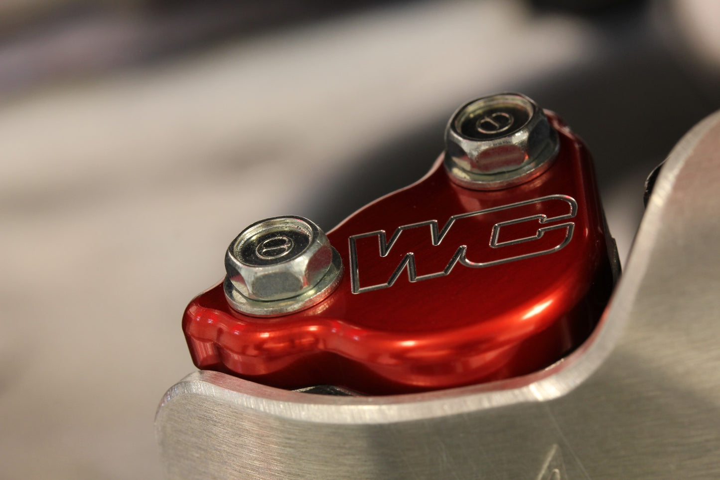 Works Connection Rear Brake Cap - Red