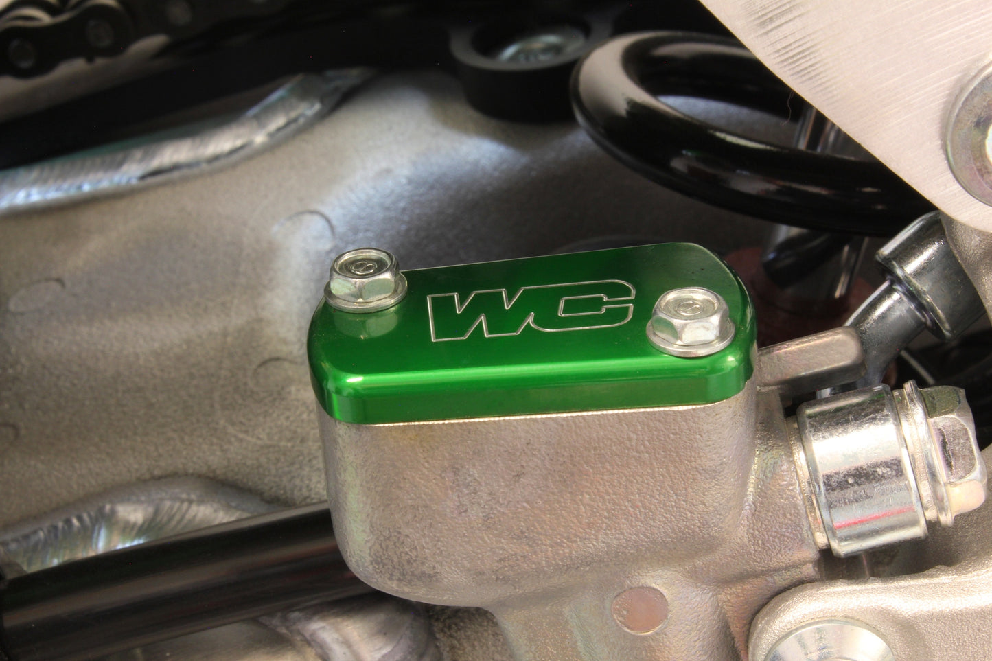 Works Connection Rear Brake Cap Green