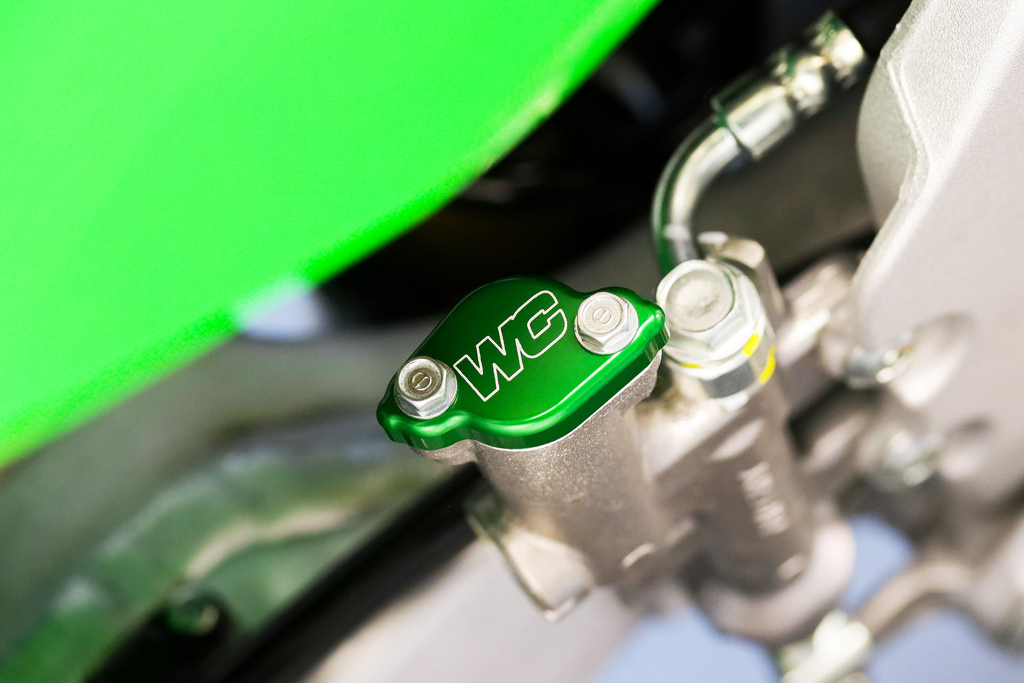 Works Connection Rear Brake Cap Green