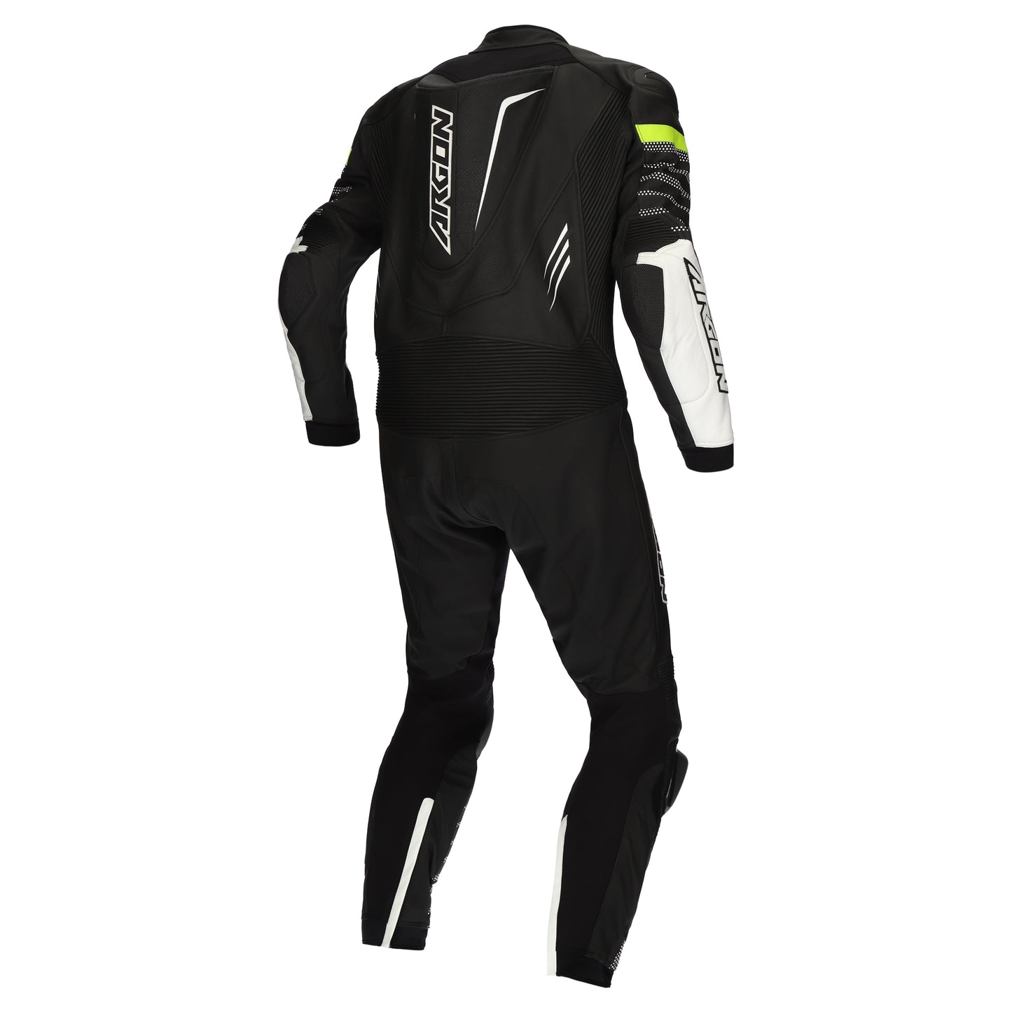 Argon Pursuit 1-Piece Leather Race Suit - Black / White