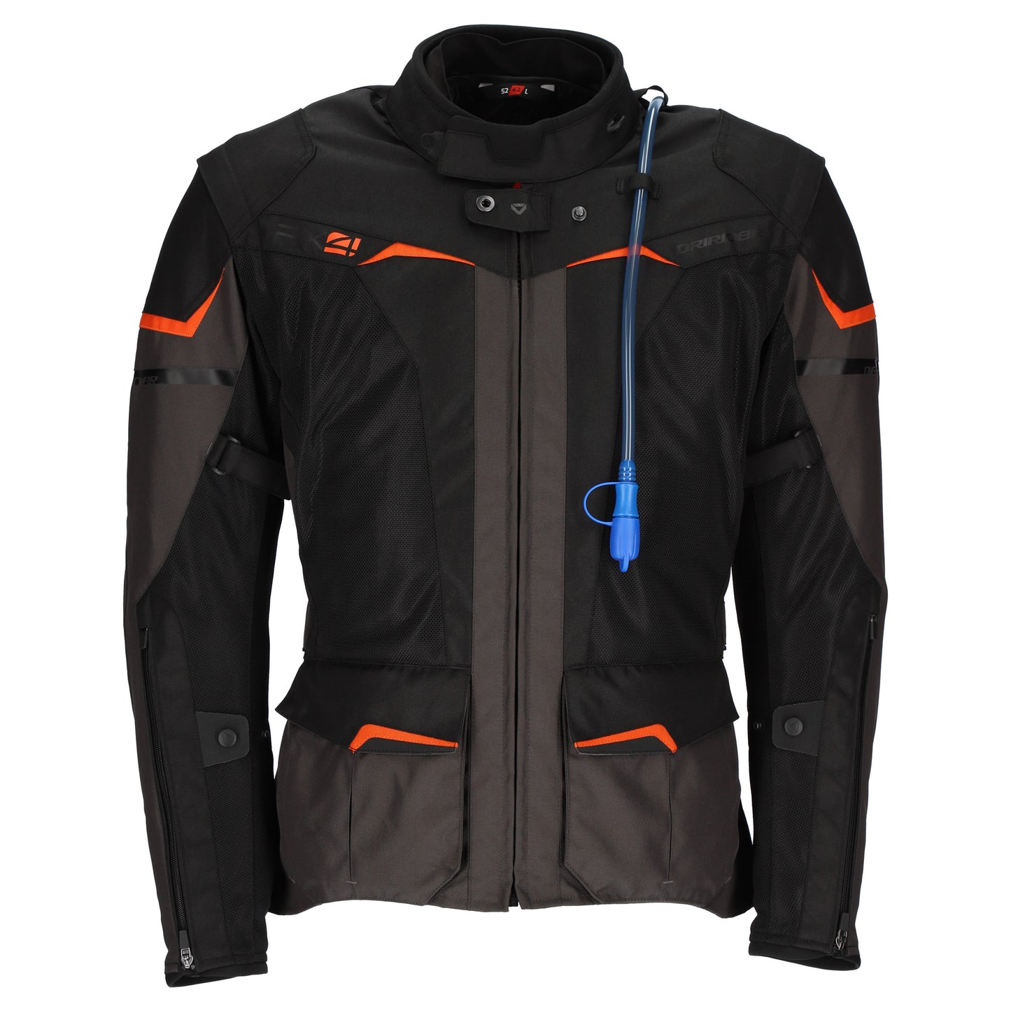 Dririder RX4 Jacket - Black / Grey / Orange