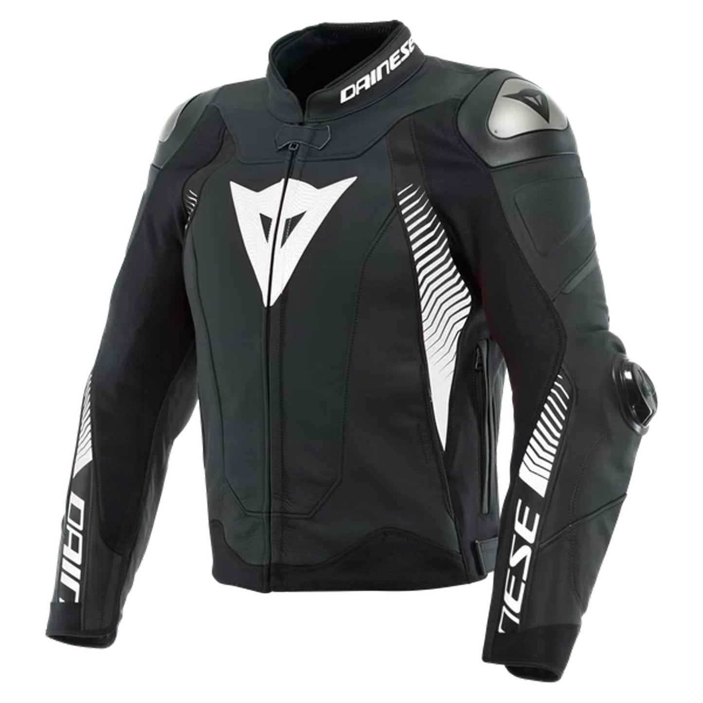 Dainese Super Speed 4 Leather Jacket - Black / White