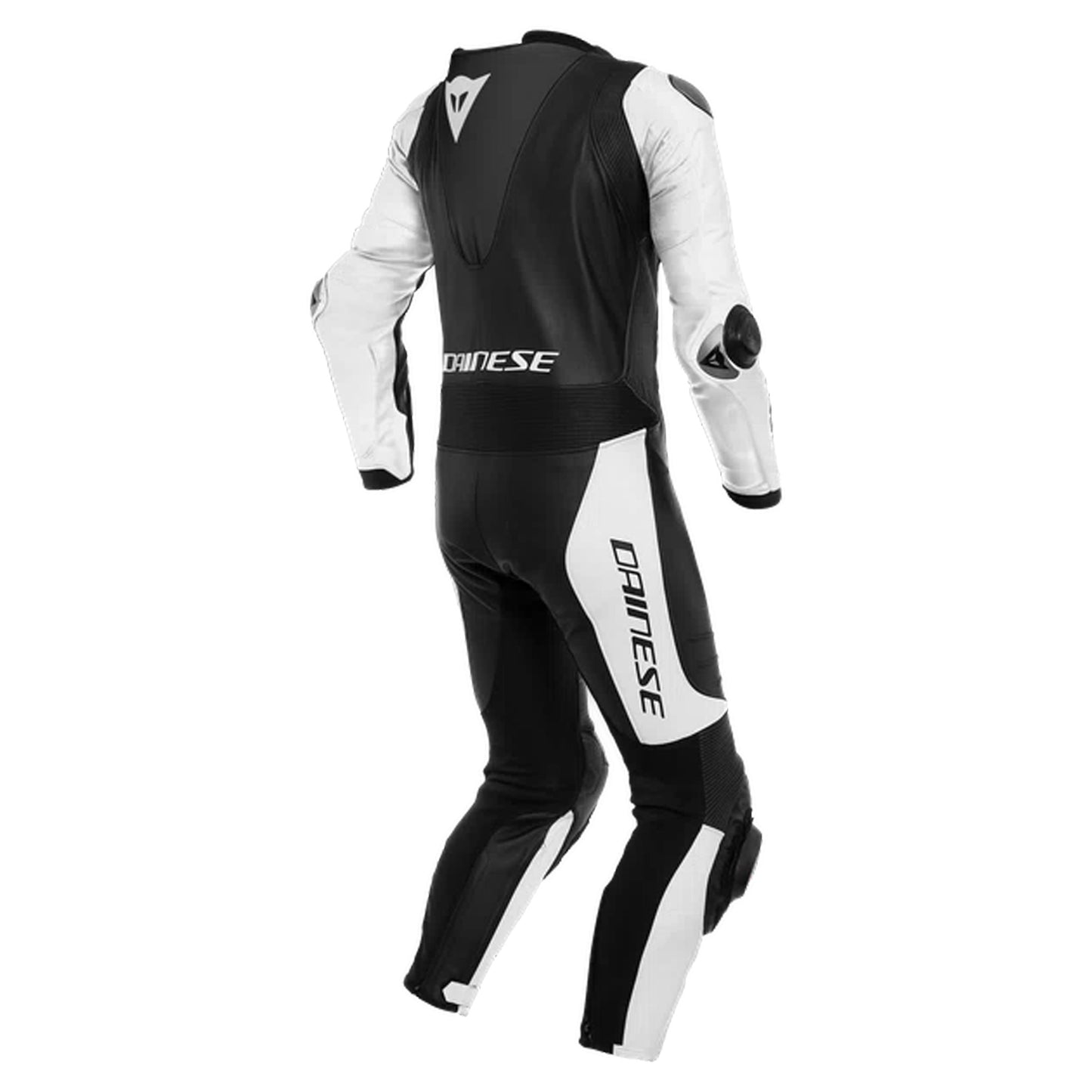 Dainese Laguna Seca 5 1-Piece Perforated Leather Race Suit - White / Black