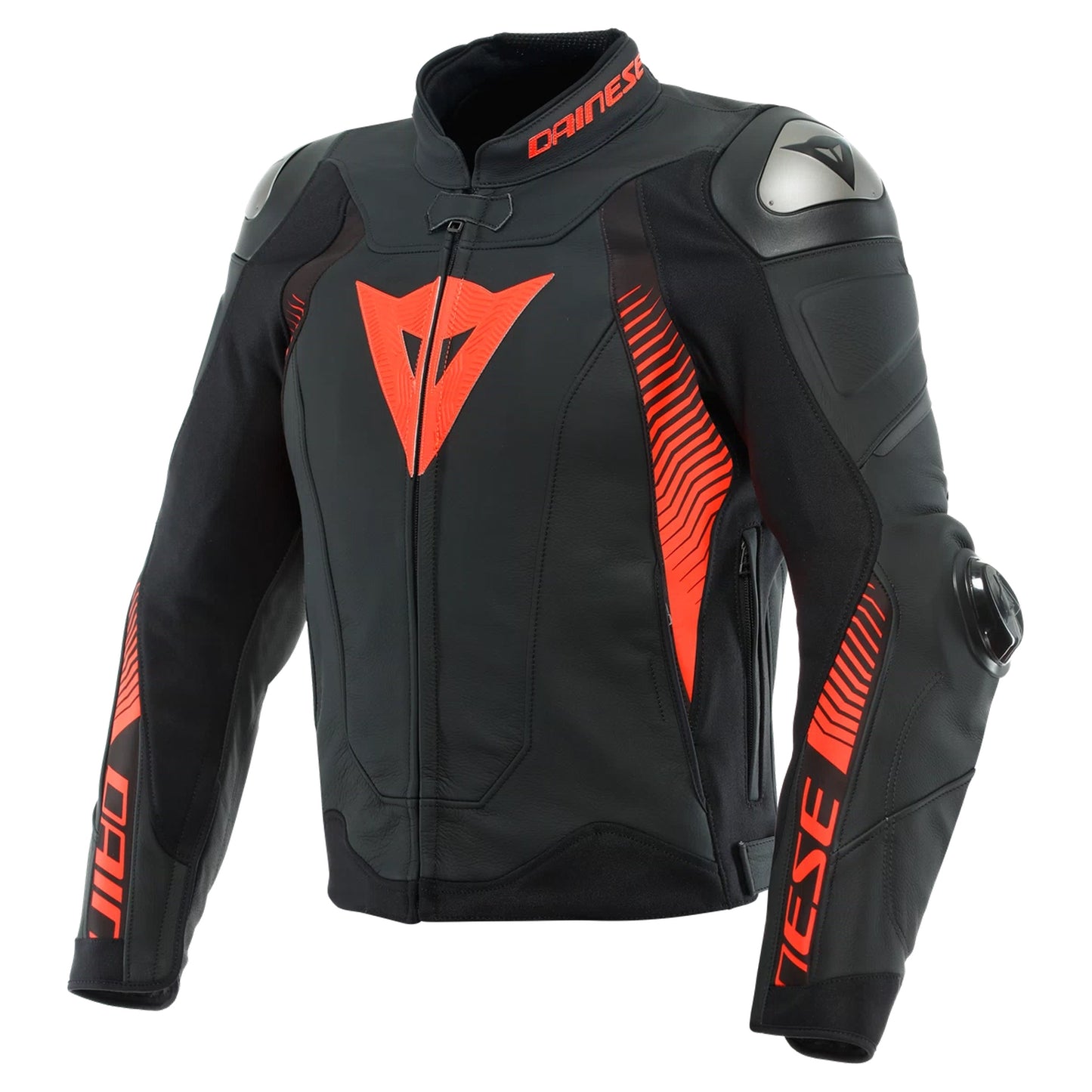 Dainese Super Speed 4 Leather Jacket - Black / Red