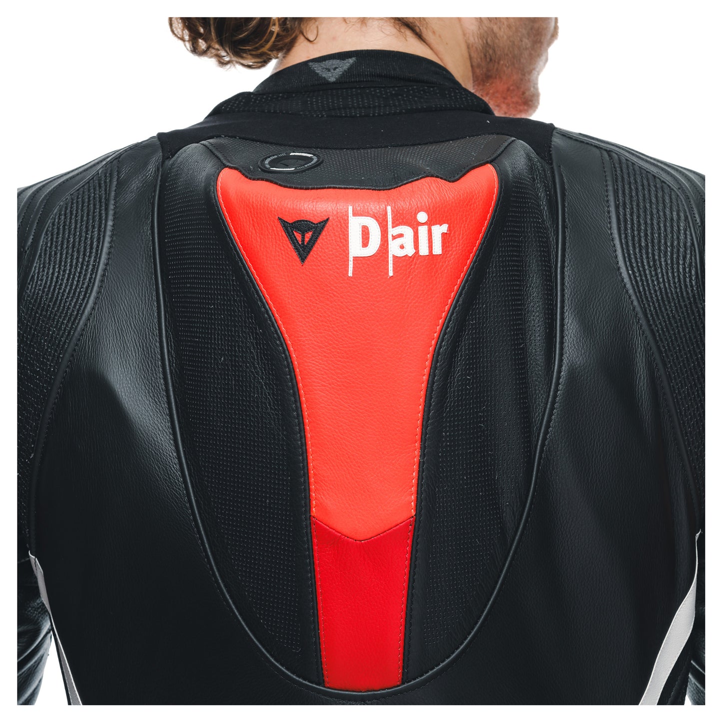 Dainese Misano 3 D-Air 1-Piece Perforated Airbag Suit - Black / Red
