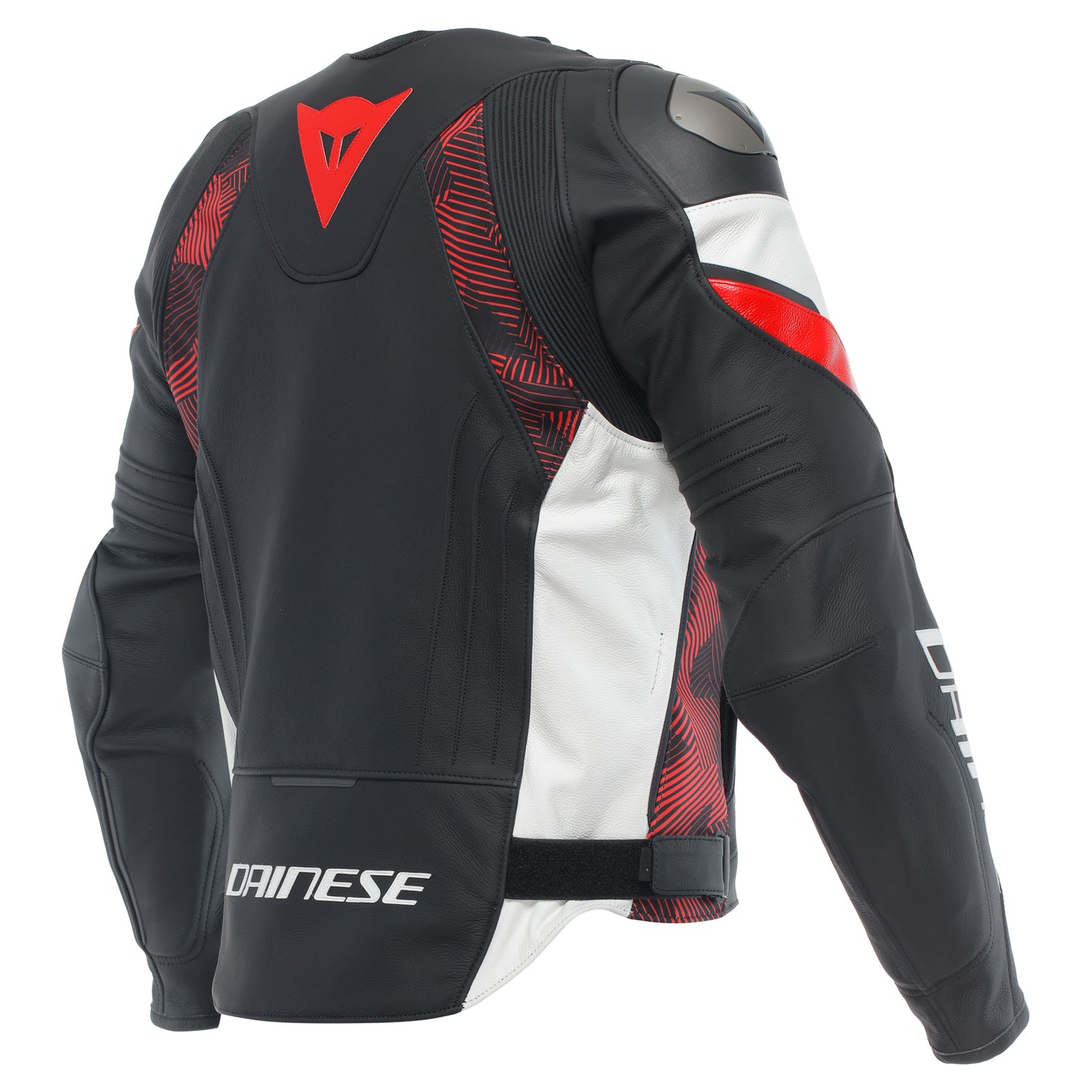 Dainese Avro 5 Leather Jacket - Black / Red
